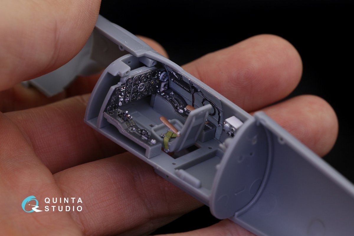 Quinta Studio QD48184 La-11 3D-Printed &amp;amp; coloured Interior on decal paper (HobbyBoss) 1/48 – imagen 9