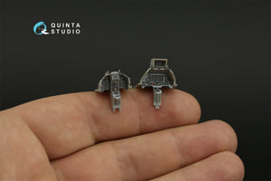 Quinta Studio QD48419 F-16D block 40 3D-Printed &amp;amp; coloured Interior on decal paper (Kinetic 2022 tool) 1/48 – imagen 10