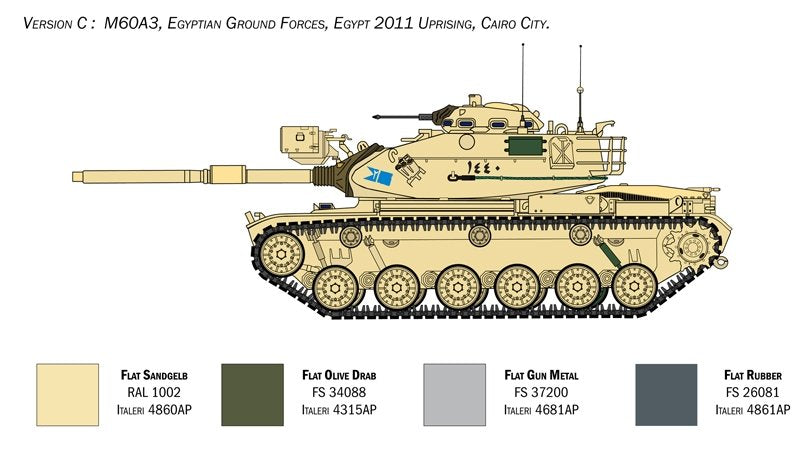 Italeri 6582 M60A3 1/35 – imagen 5