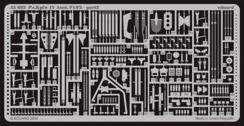 Eduard 35692 Pz. IV Ausf. F1/ F2 1/35 Italeri – Bild 2