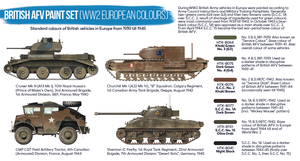Hataka HTK-BS22 BLUE LINE – British AFV paint set (WW2 European colours) 6x17ml – imagen 3