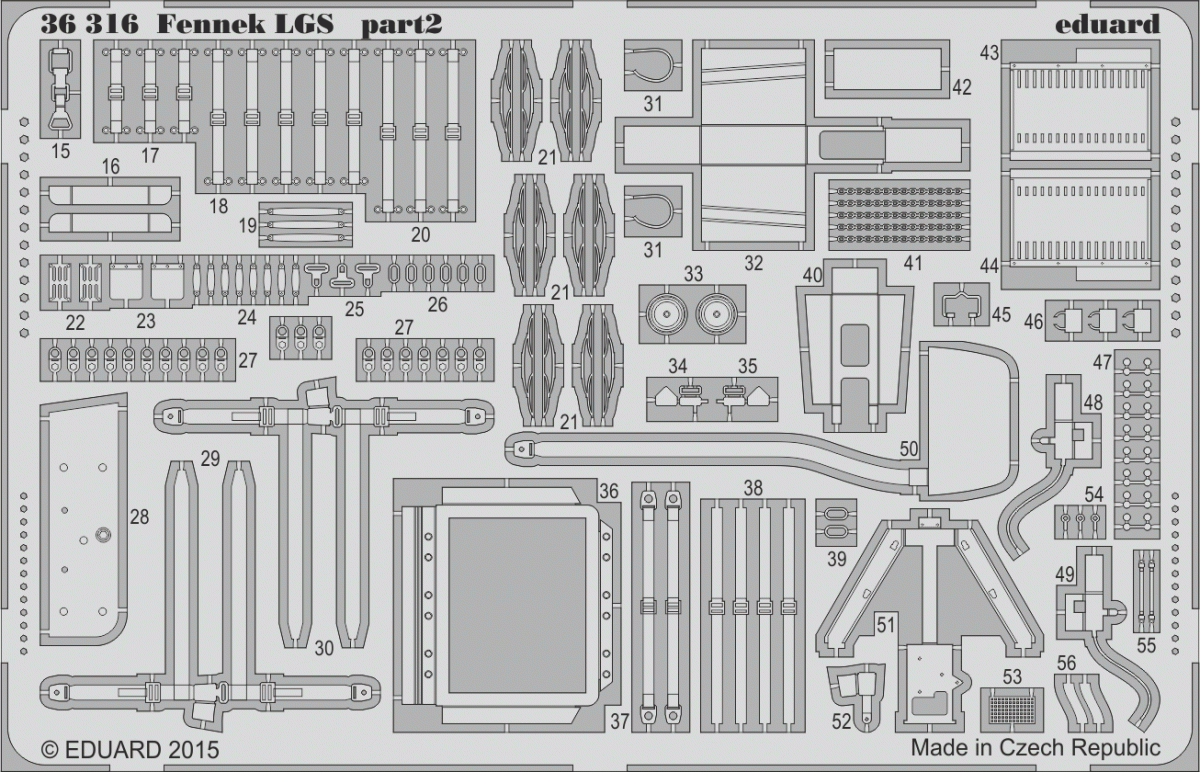 Eduard 36316 Fennek LGS TRUMPETER 1/35 – immagine 2