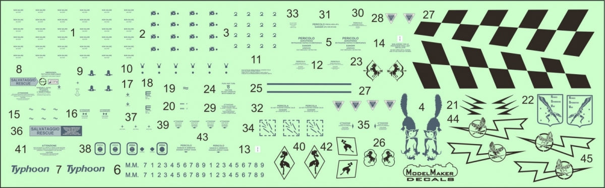 ModelMaker Decals D48144 Apennine Eurofighters Part 4 1/48 – imagen 3