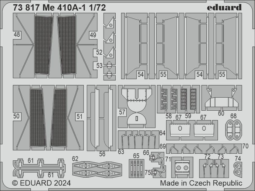 Eduard 73817 Me 410A-1 AIRFIX 1/72 – immagine 2