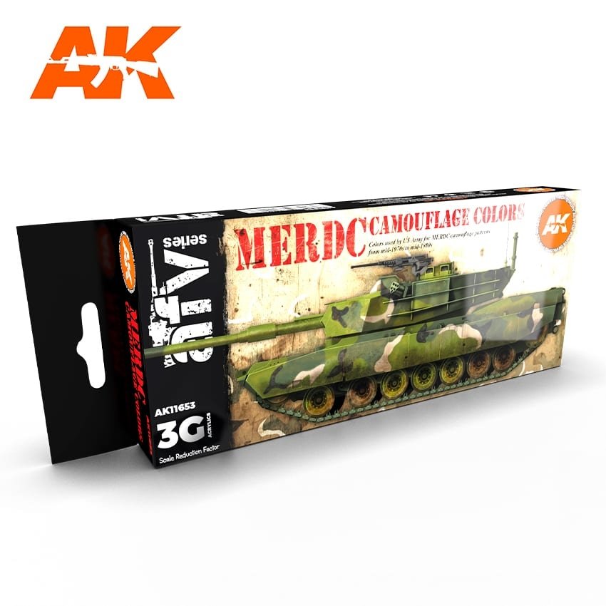 AK Interactive AK11653 3G MERDC COULEURS CAMOUFLAGE 8x17 ml 