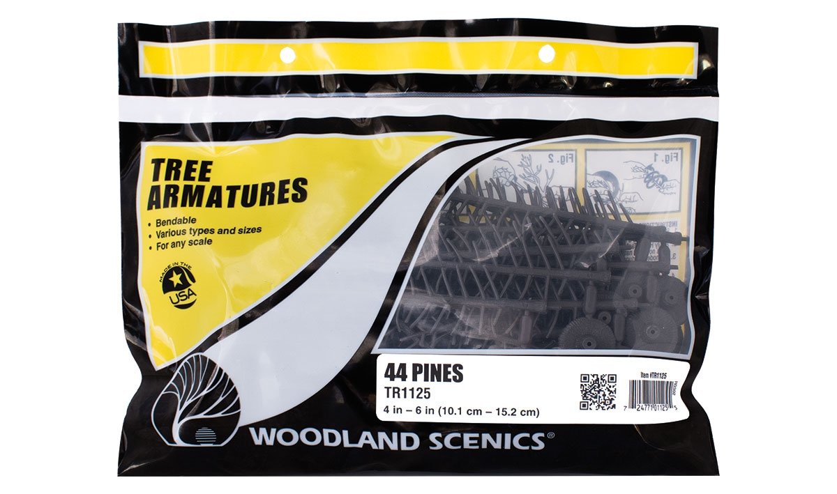 Woodland Scenic WTR1125 Pnie drzew 10-15cm - 44 szt. – imagen 2
