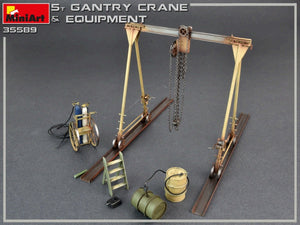 MiniArt 35589 5 TON GANTRY CRANE &amp;amp; EQUIPMENT 1/35 – imagen 2