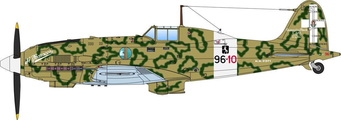 Italeri 2518 Macchi M.C. 202 Folgore 1/32 – zdjęcie 11
