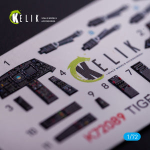 Décalcomanies 3D intérieures KELIK K72089 pour maquette Revell au 1/72 de l&amp;#39;Eurocopter Tiger UHT/HAP – image 2