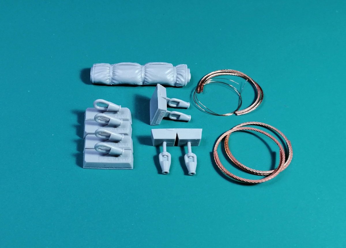 Eureka XXL ER-3563 Towing cable for BMR-1 + slings for minesweepers 1/35 – zdjęcie 2