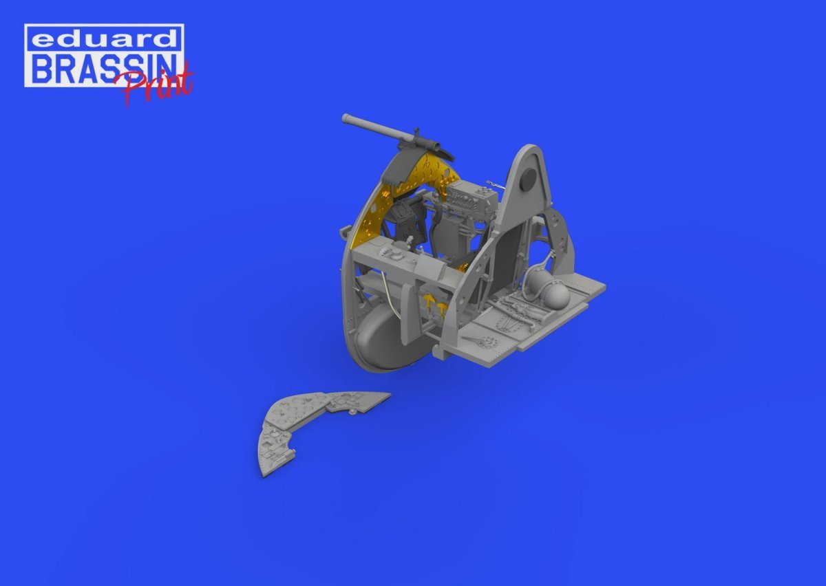 Eduard 648765 F4F-3 cockpit w/ telescopic gun sight PRINT EDUARD 1/48 – imagen 2