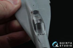 Quinta Studio QC72002 MiG-29 vacuformed clear canopy 2 pcs (for 7278, 7309 Zvezda kit) 1/72 – zdjęcie 2