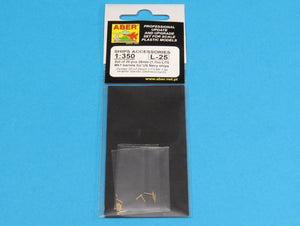 Aber 350L-25 Set of 20 pcs 28 mm (1,1in) L/75Mk.1 barrels for US Navy ships 1/350 – imagen 5