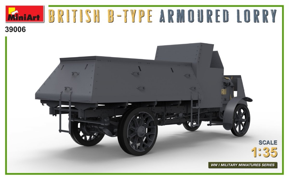 Miniart 39006 BRITISH B-TYPE ARMOURED LORRY 1/35 – Bild 9
