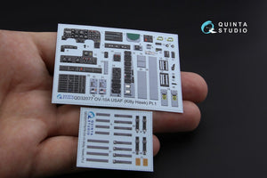 Quinta Studio QD32077 OV-10A (USAF version) 3D-Printed &amp;amp; coloured Interior on decal paper (for KittyHawk kit) 1/32 – zdjęcie 2