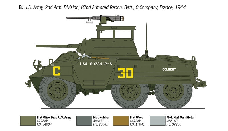 Italeri 6364 M8 Greyhound 1/35 – imagen 4