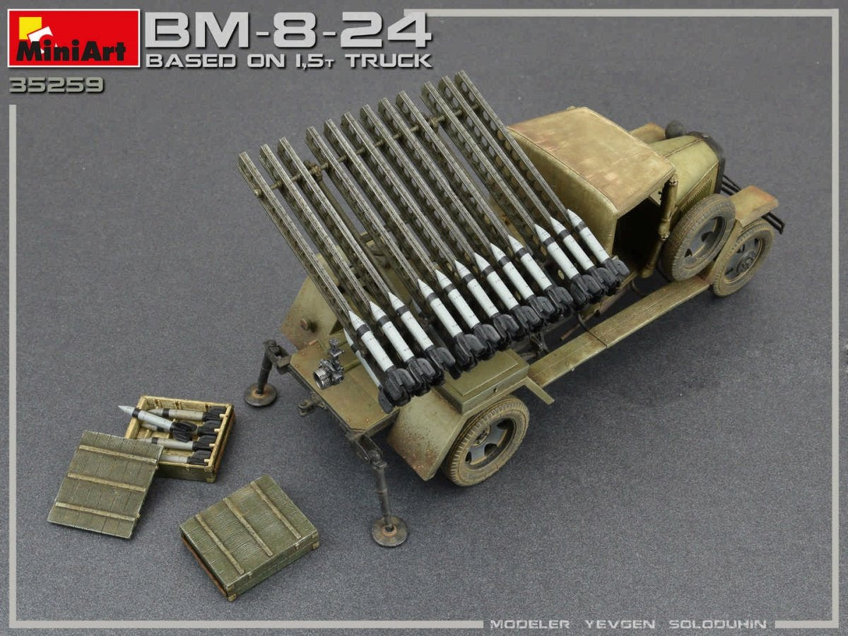MiniArt 35259 Soviet Rocket Launcher BM-8-24 1/35 – imagen 8