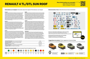 Heller 58704 Renault 4 TL/GTL Toit ouvrant - Kit de démarrage 1/24 – image 4