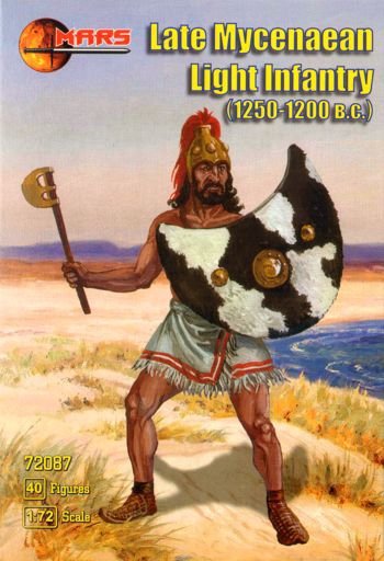 Mars 72087 Infanterie légère mycénienne tardive (40 figs) (1/72)