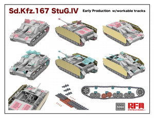 Rye Field Model 5060 Sd.Kfz.167 StuG.IV Early Production w/workable track links 1/35 – immagine 2