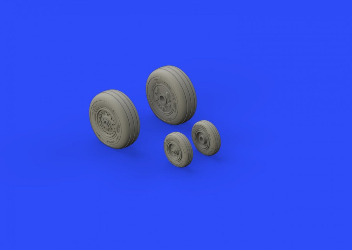 Eduard 648313 F-4J wheels ZOUKEI MURA 1/48 – zdjęcie 4