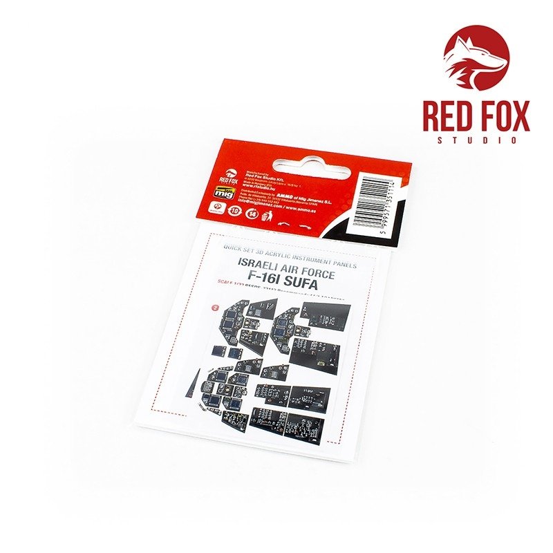 Red Fox Studio QS-32112 F-16I Sufa (for Academy kit) 1/32 – Bild 2