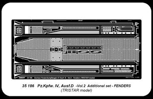 Aber 35186 German medium tank Pz.Kpfw. IV, Ausf. D - vol. 2 - additional set - fenders 1/35 – image 4