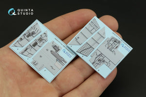 Quinta Studio QD32147 F/A-18B 3D-Printed &amp;amp; coloured Interior on decal paper (Academy) 1/32 – imagen 5