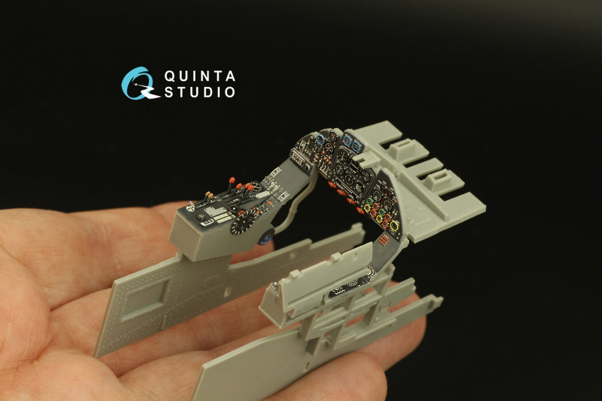 Quinta Studio QD32166 Do 335A-12 3D-Printed &amp;amp; coloured Interior on decal paper (Zoukei-Mura) 1/32 – imagen 4