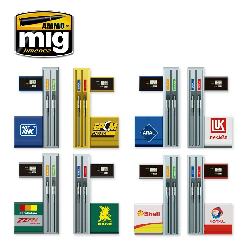 AMMO of Mig Jimenez 8501 MODERN GAS PUMPS Limited Edition 1/35 – imagen 4