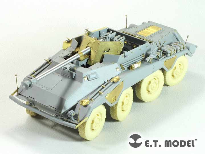E.T. Model E35-243 WWII German Sd.Kfz.234/4 PANZERSPAHWAGEN (For DRAGON Kit) 1/35 – imagen 2
