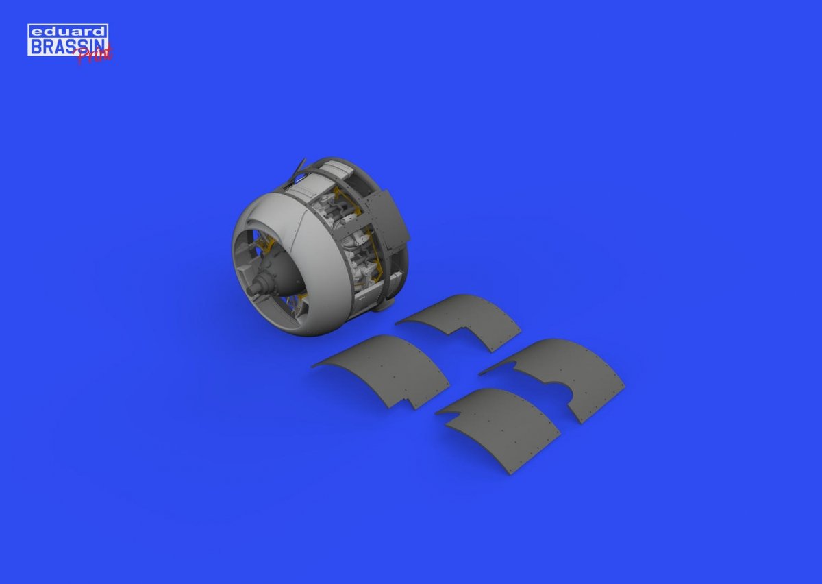 Eduard 648792 F4F-3 engine early PRINT EDUARD 1/48 – Bild 2