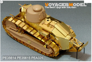 Voyager Model PE35614 WWI French Renault FT-17 (Cast turret type)basic For MENG TS-008 1/35 – imagen 4