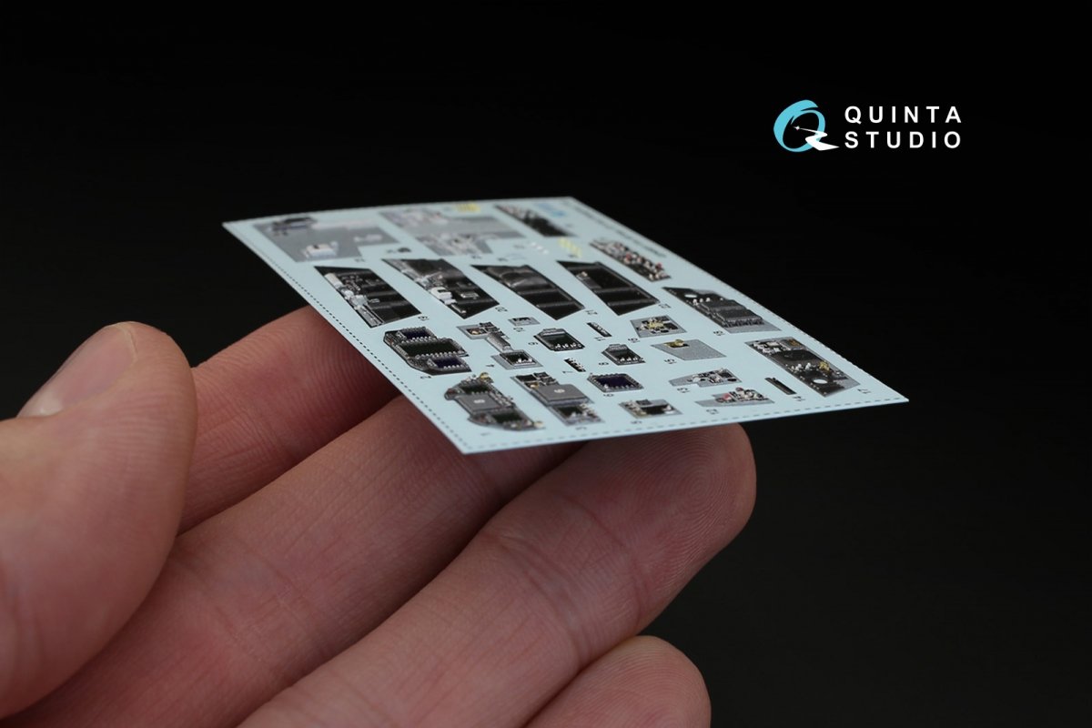 Quinta Studio QD48051 F/A-18F late / EA-18G 3D-Printed &amp;amp; coloured Interior on decal paper (for Hasegawa kit) 1/48 – zdjęcie 4