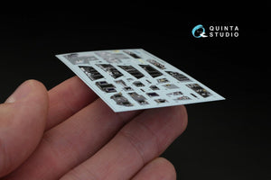 Quinta Studio QD48051 F/A-18F late / EA-18G 3D-Printed &amp;amp; coloured Interior on decal paper (for Hasegawa kit) 1/48 – zdjęcie 4