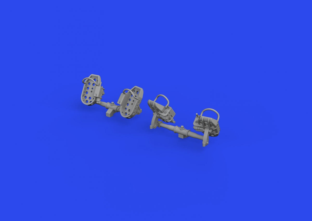 Eduard 632193 Bf 109E rudder pedals late PRINT 1/32 – imagen 3