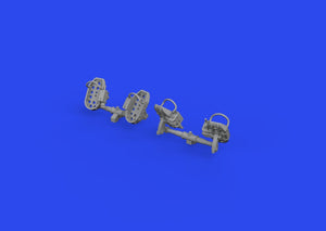 Eduard 632193 Bf 109E rudder pedals late PRINT 1/32 – imagen 3
