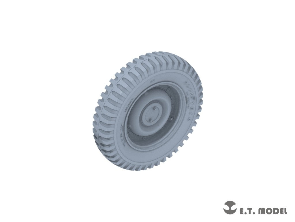 E.T. Model P35-156 U.S.Army Jeep Willys MB 1/4-ton 4x4 Truck Sagged Wheels 1/35 – imagen 4