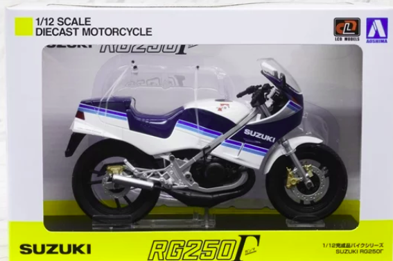 Aoshima 10676 Suzuki RG250 Gamma - Blue/White 1/12 – immagine 2