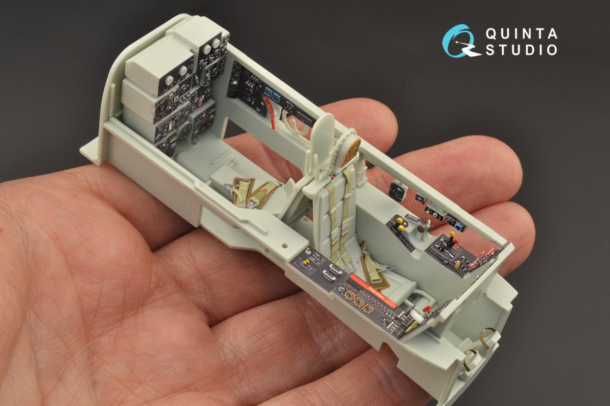 Quinta Studio QD32093 He 219 3D-Printed &amp;amp; coloured Interior on decal paper ( Revell ) 1/32 – imagen 4