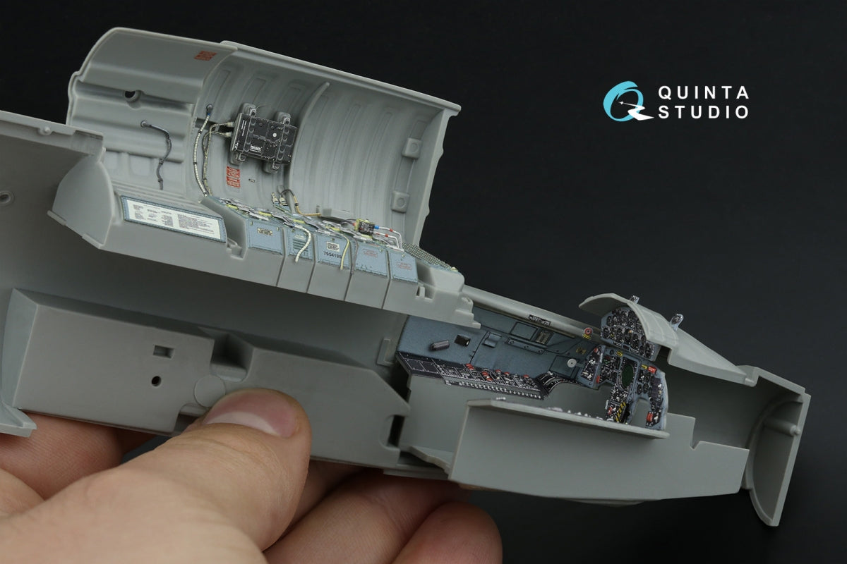 Intérieur imprimé en 3D et coloré sur papier décalcomanie Quinta Studio QD32246 F-104A (Italeri) 1/32 – image 10