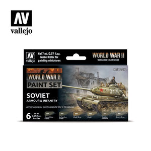 Vallejo 70202 WWII Soviet Armour &amp;amp; Infantry 6x17ml