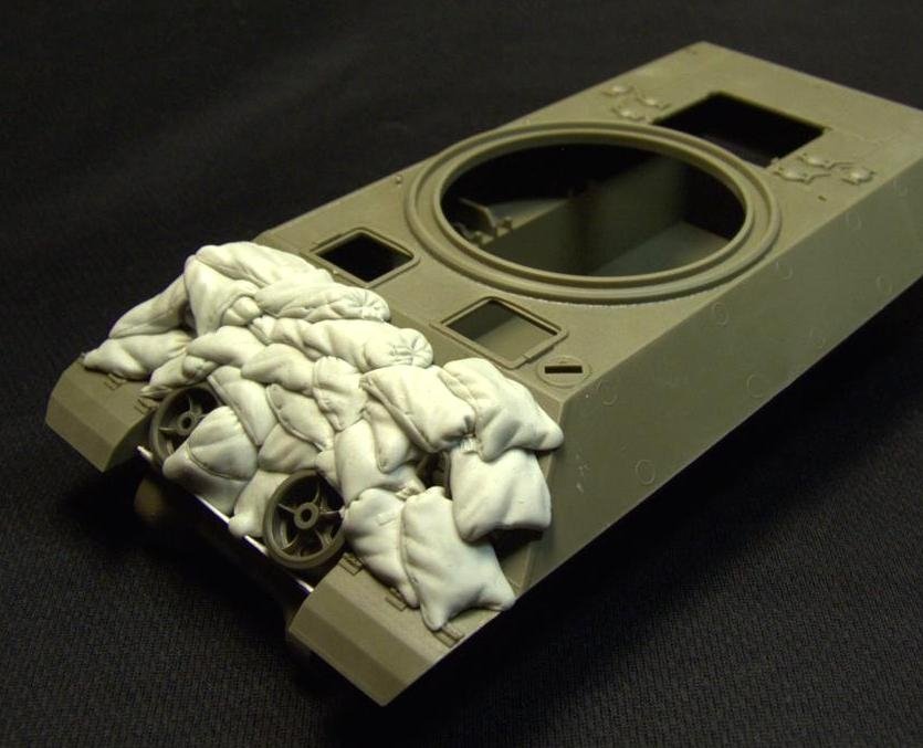 Panzer Art RE35-094 Sand armor for M10 “Wolverine” tank destroyer 1/35 – Bild 2