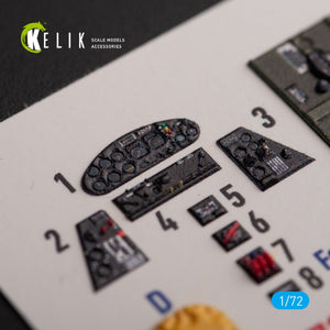 KELIK K72156 TBM-3E - interior 3D decals for Hobby 2000/Hasegawa kit 1/72 – imagen 4