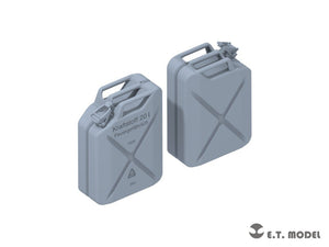 ET Model P72-001 WWII German 20L JERRY CANS SET (3D Print) 1/72 – image 3
