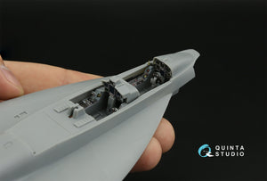 Quinta Studio QDS-48373 F/A-18F late / EA-18G 3D-Printed &amp;amp; coloured Interior on decal paper (Hobby Boss) (small version) 1/48 – imagen 10