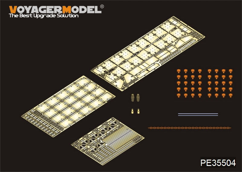 Jupes latérales Voyager Model PE35504 pour char de combat principal Merkava Mk.3D des Forces de défense israéliennes (IDF), compatibles avec la maquette MENG TS-001 au 1/35