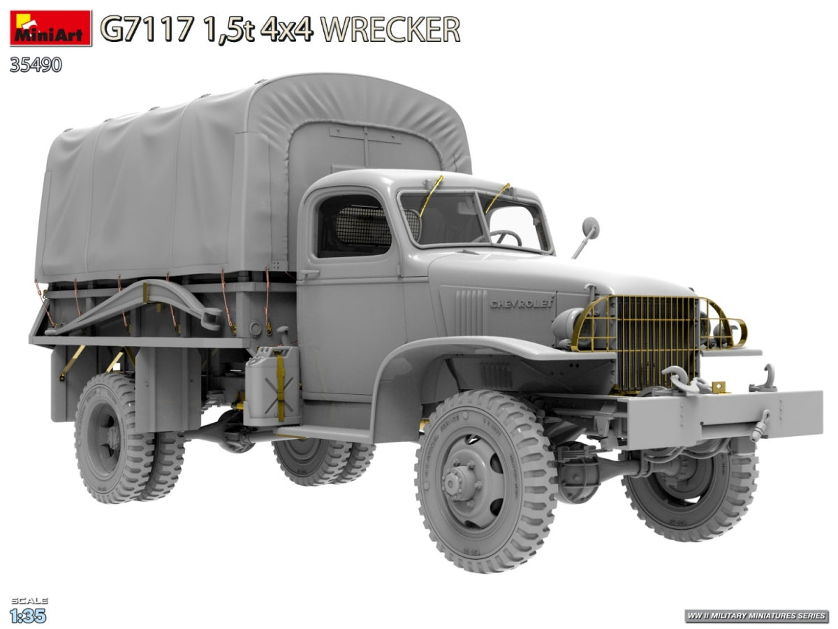 MiniArt 35490 G7117 1,5t 4x4 Wrecker 1/35 – imagen 2