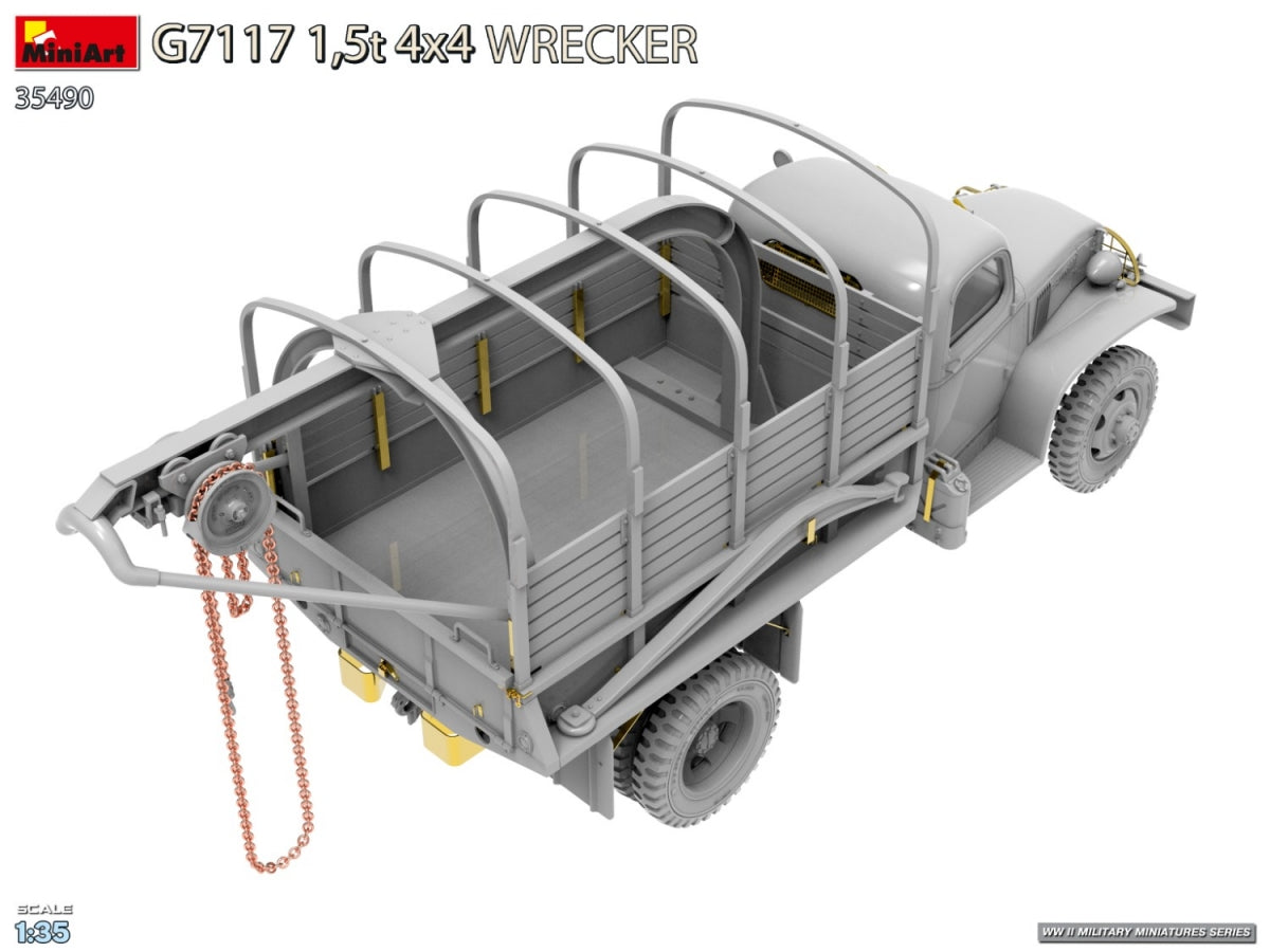 MiniArt 35490 G7117 1,5t 4x4 Wrecker 1/35 – imagen 8