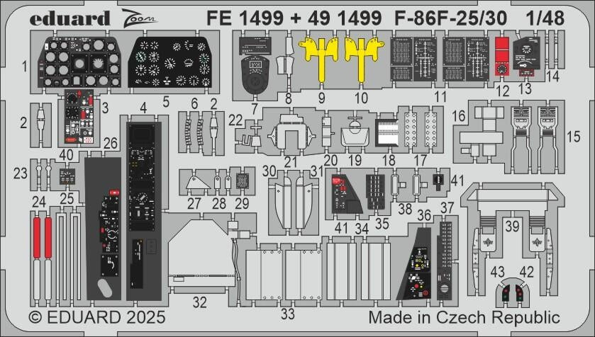 Eduard 491499 F-86F-25/30 AIrfix 1/48 – imagen 2